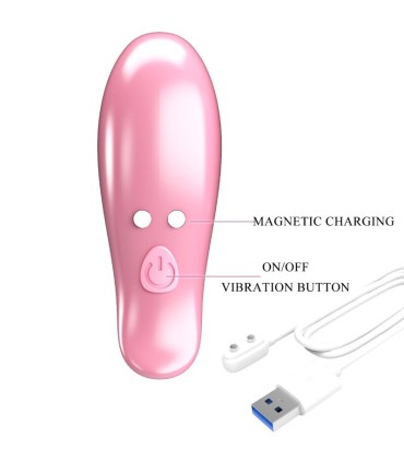 PRETTY LOVE LEAF PINZAS VIBRATORIAS PARA PEZONES ROSA