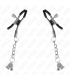 KINK PINZAS PARA PEZONES CON COLGANTE DE CAMPANA PLATEADO 6 CM