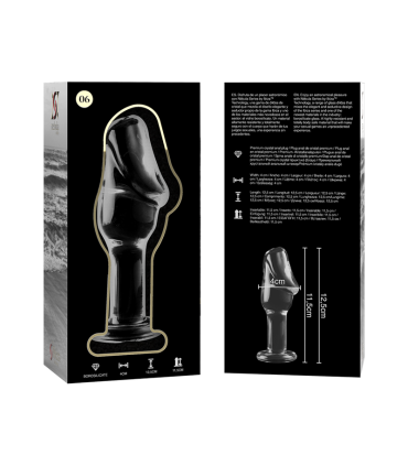 NEBULA SERIES BY IBIZA MODELO 6 PLUG CRISTAL TRANSPARENTE 125 CM O 4 CM