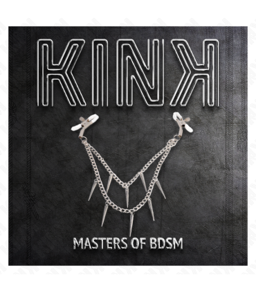 KINK PINZAS PARA PEZONES CON CADENA DE PUAS 30 CM