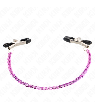KINK PINZAS PARA PEZONES CON CADENA VIOLETA 30 CM