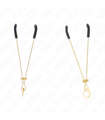 KINK PINZAS PARA PEZONES FINA DORADO 7 CM