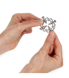 KINK PINZAS PARA PEZONES FLOR METALICA