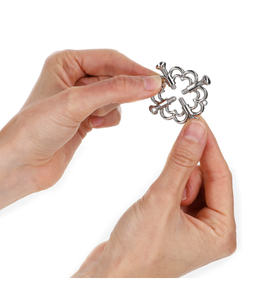 KINK PINZAS PARA PEZONES FLOR METALICA