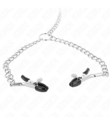 KINK PINZAS PARA PEZONES DOBLE 32 CM CON CADENAS 14 CM