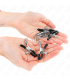 KINK PINZAS PARA PEZONES Y CLITORIS 4 ENGANCHES AJUSTABLE PLATEADO