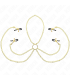 KINK PINZAS PARA PEZONES Y CLITORIS 4 ENGANCHES AJUSTABLE DORADO