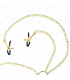 KINK PINZAS PARA PEZONES Y CLITORIS 4 ENGANCHES AJUSTABLE DORADO