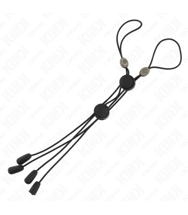 KINK PINZAS PARA PEZONES DETALLE NEGRO CON ELASTICO NEGRO