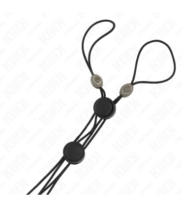 KINK PINZAS PARA PEZONES DETALLE NEGRO CON ELASTICO NEGRO