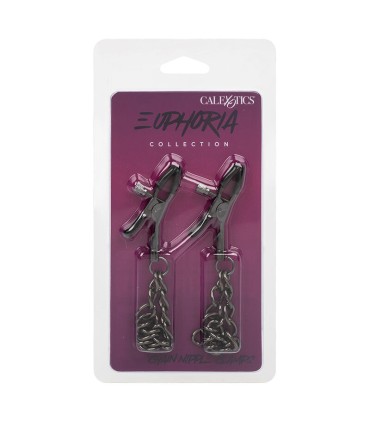 CALEXOTICS EUPHORIA PINZAS PEZONES CON CADENA 145 CM
