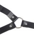 SUBBLIME 953720 PINZAS PARA EL PECHO CON CORREA DE CUERO BONDAGE NEGRO TALLA UNICA