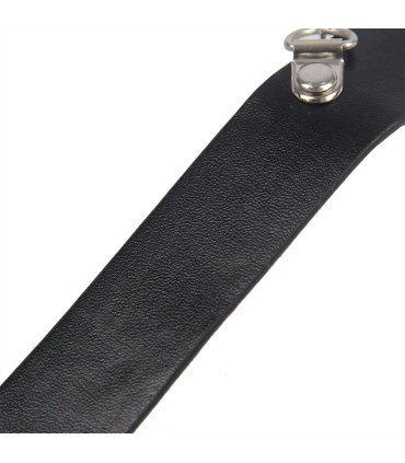 SUBBLIME 953720 PINZAS PARA EL PECHO CON CORREA DE CUERO BONDAGE NEGRO TALLA UNICA