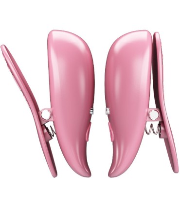 PRETTY LOVE CAILEY PINZAS PARA PEZONES 10 VIBRACIONES CONTROL REMOTO ROSA