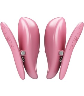 PRETTY LOVE CAILEY PINZAS PARA PEZONES 10 VIBRACIONES CONTROL REMOTO ROSA