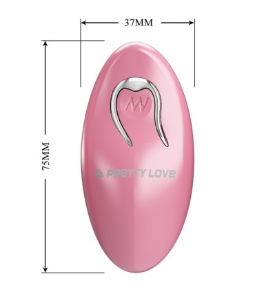 PRETTY LOVE CAILEY PINZAS PARA PEZONES 10 VIBRACIONES CONTROL REMOTO ROSA