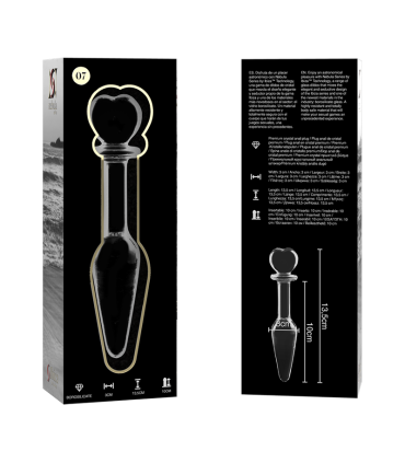 NEBULA SERIES BY IBIZA MODELO 7 PLUG CRISTAL TRANSPARENTE 135 CM O 3 CM