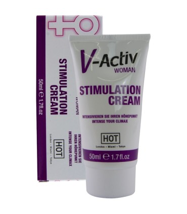 HOT V ACTIV CREMA ESTIMULANTE PARA MUJER 50 ML