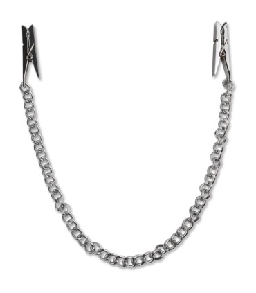 FETISH FANTASY SERIES SERIES CADENA PARA PEZONES PLATA