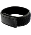 LEATHER BODY - CORREA CUERO AJUSTABLE CON VELCRO PARA PENE NEGRO