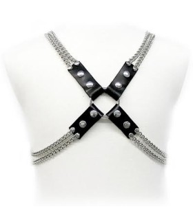 LEATHER BODY CHAIN HARNESS