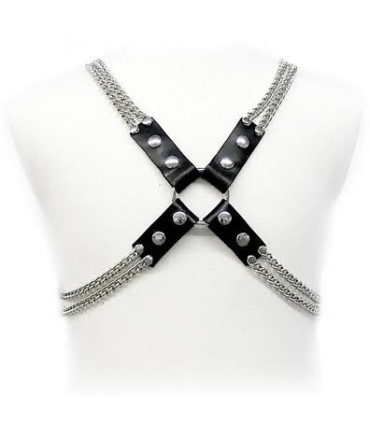 LEATHER BODY CHAIN HARNESS