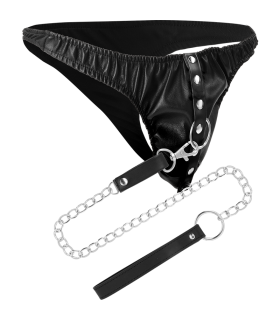 DARKNESS TANGA DE SUMISION CON CADENA METAL