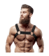 FETISH SUBMISSIVE ATTITUDE ARNES DEPORTIVO AJUSTABLE NEOPRENO PECHO HOMBRE