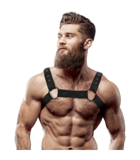 FETISH SUBMISSIVE ATTITUDE ARNES DEPORTIVO AJUSTABLE NEOPRENO PECHO HOMBRE