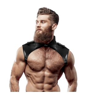 FETISH SUBMISSIVE ATTITUDE ARNES BRIGADE AJUSTABLE ECOPIEL CUELLO HOMBRE