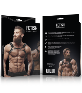 FETISH SUBMISSIVE ATTITUDE ARNES ECOPIEL PECHO CON TACHUELAS HOMBRE