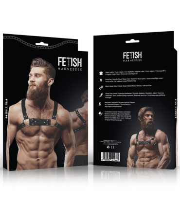 FETISH SUBMISSIVE ATTITUDE ARNES BULLDOG ECOPIEL PECHO HOMBRE TALLA M L