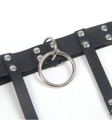 SUBBLIME 953744 LIGA PUNK DE CUERO AJUSTABLE NEGRO TALLA UNICA