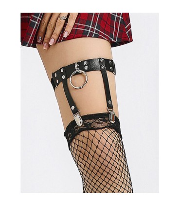 SUBBLIME 953744 LIGA PUNK DE CUERO AJUSTABLE NEGRO TALLA UNICA