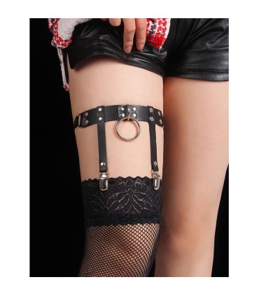 SUBBLIME 953744 LIGA PUNK DE CUERO AJUSTABLE NEGRO TALLA UNICA