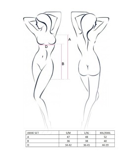 PASSION WOMAN AKKIE SET DISFRAZ ENFERMERA S M