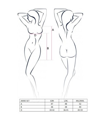 PASSION WOMAN AKKIE SET DISFRAZ ENFERMERA S M