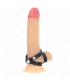 KINK ANILLO PENE CUERO CON CIERRE A PRESION 39 X 1 CM