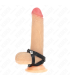 KINK ANILLO PENE CUERO CON CIERRE A PRESION 39 X 1 CM