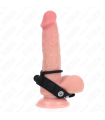 KINK - ANILLO PENE CUERO 3.5 CM CON CIERRE A PRESIÓN 23 X 2 CM