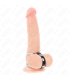 KINK ANILLO PENE METAL DOBLE 38 CM A 5 CM CONECTADOS CON CUERO