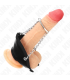 KINK ANILLO PENE 4 CM CADENA 7 CM METAL CON CINTURON POLIPIEL