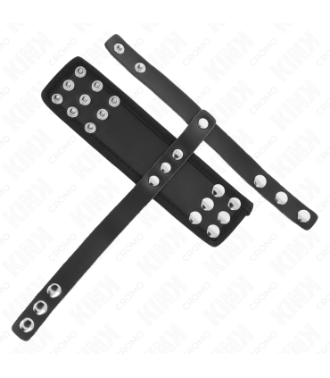 KINK ANILLO JAULA PENE CUERO CON CORREA DIVISORIA DE BOLAS RECUBIERTO AJUSTABLE