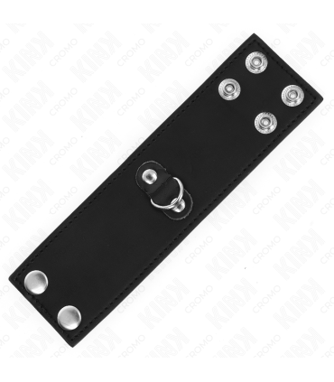 KINK ANILLO PENE CUERO CON CIERRE A PRESION 18 X 5 CM