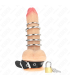 KINK ANILLO PENE CUERO CORREA CON CERRADURA 21 X 2 CM Y 5 ANILLOS METAL DE 3 CM A 4 CM