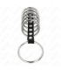 KINK 7 ANILLOS PENE METAL 32 CM A 5 CM CONECTADOS POR POLIPIEL
