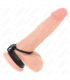 KINK ANILLO PENE SILICONA 38 CM CON DIVISOR DE BOLAS Y CORREA DE CUERO 22 X 15 CM
