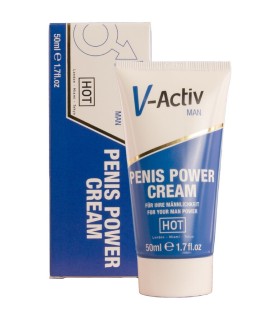 HOT V ACTIV PENIS POWER CREMA PARA HOMBRE 50 ML