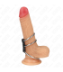 KINK ANILLO PENE TRIPLE METAL 37 CM A 5 CM CONECTADOS CON CUERO