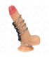 KINK 5 ANILLOS PENE 37 CM A 5 CM METAL CONECTADOS POR CUERO